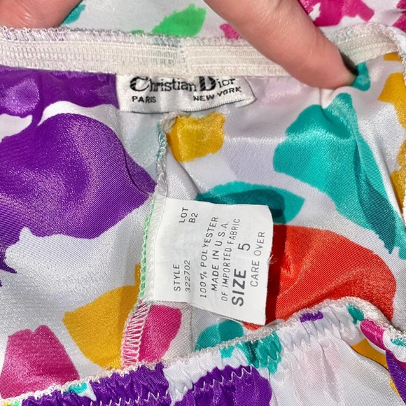 VTG Christian Dior Corset Bustier Top Lingerie Boudoir Tap Panties Lounge Set - Picture 3 of 12